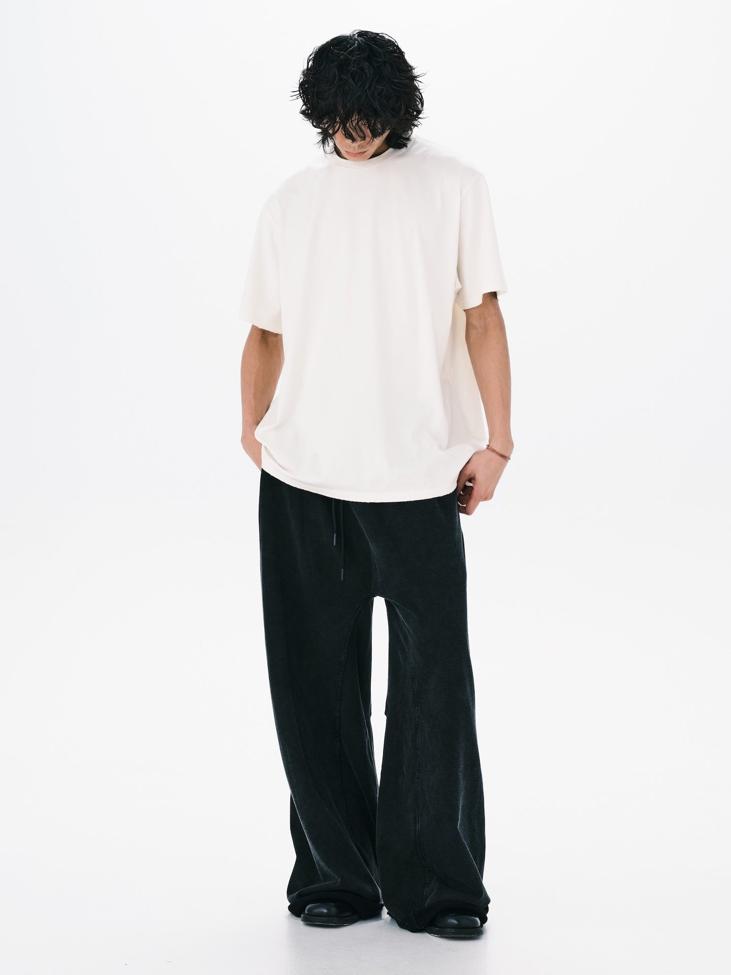 OVERSIZE LACE T-SHIRT WHITE