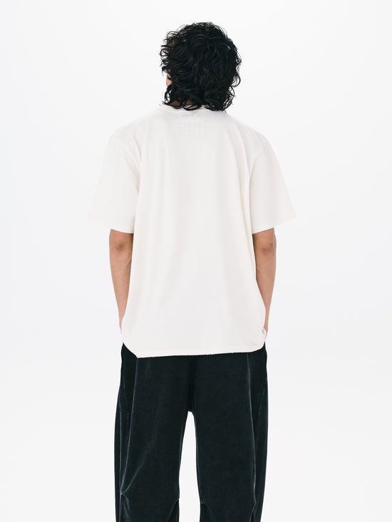 OVERSIZE LACE T-SHIRT WHITE