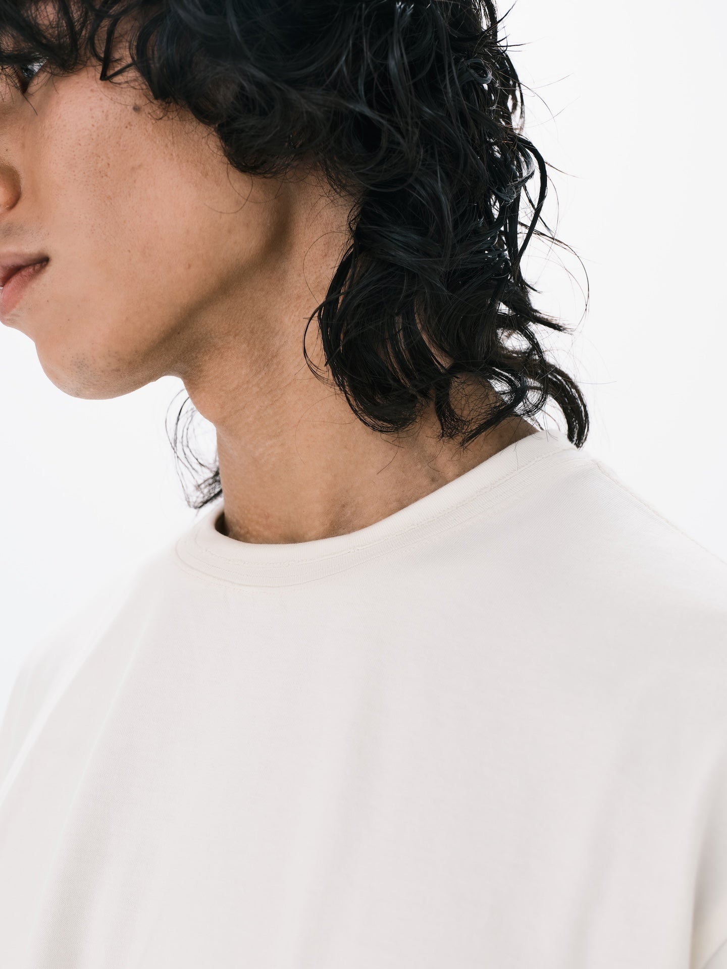 OVERSIZE LACE T-SHIRT WHITE