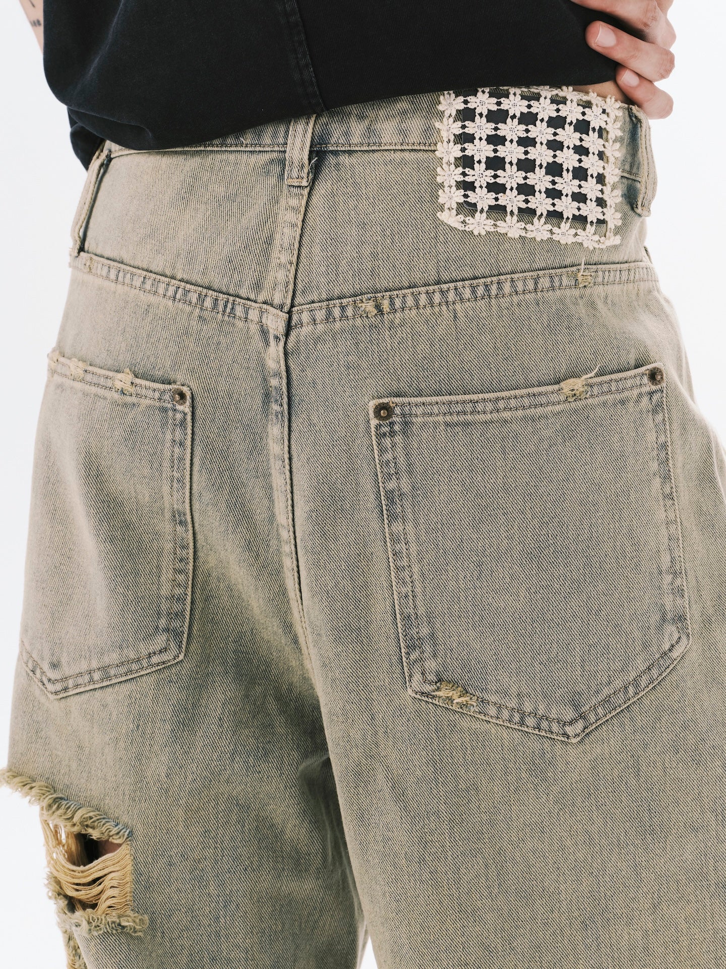 BAGGY DESTROY DENIM JEANS DUST