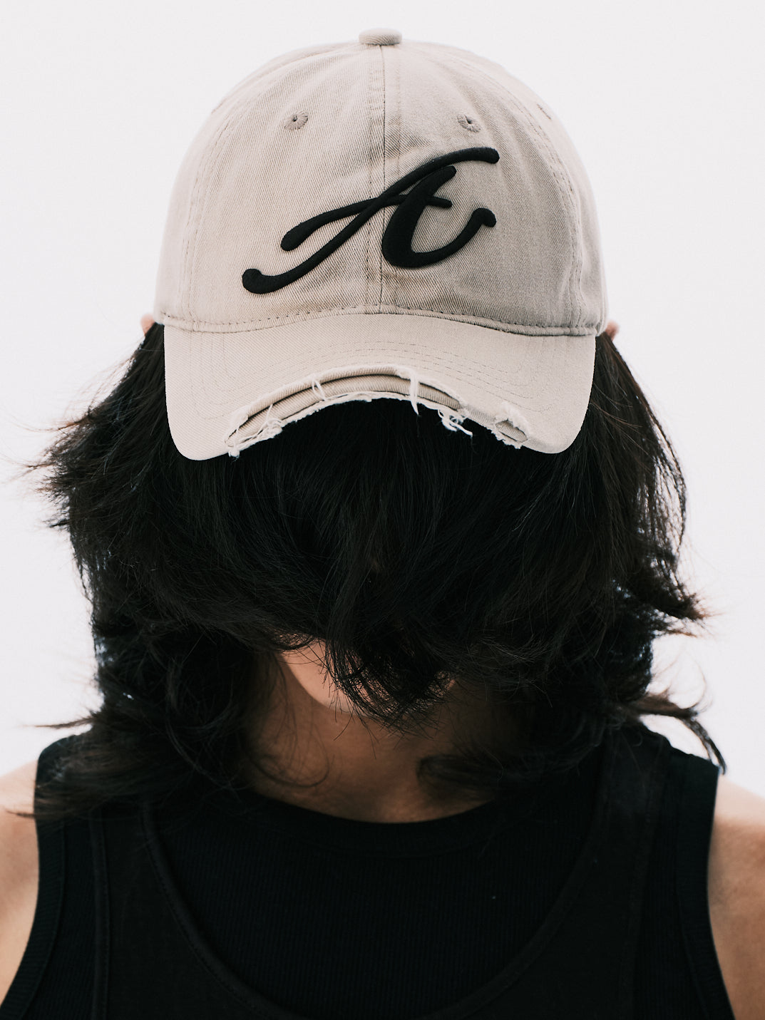RAW EDGE BASEBALL CAP BROWN