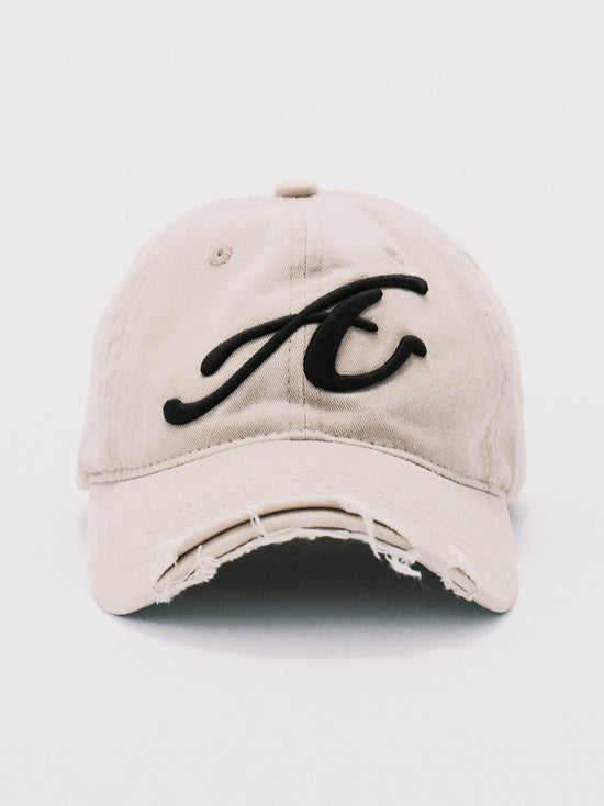 RAW EDGE BASEBALL CAP BROWN