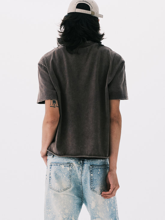 "A" BASIC T-SHIRT BROWN