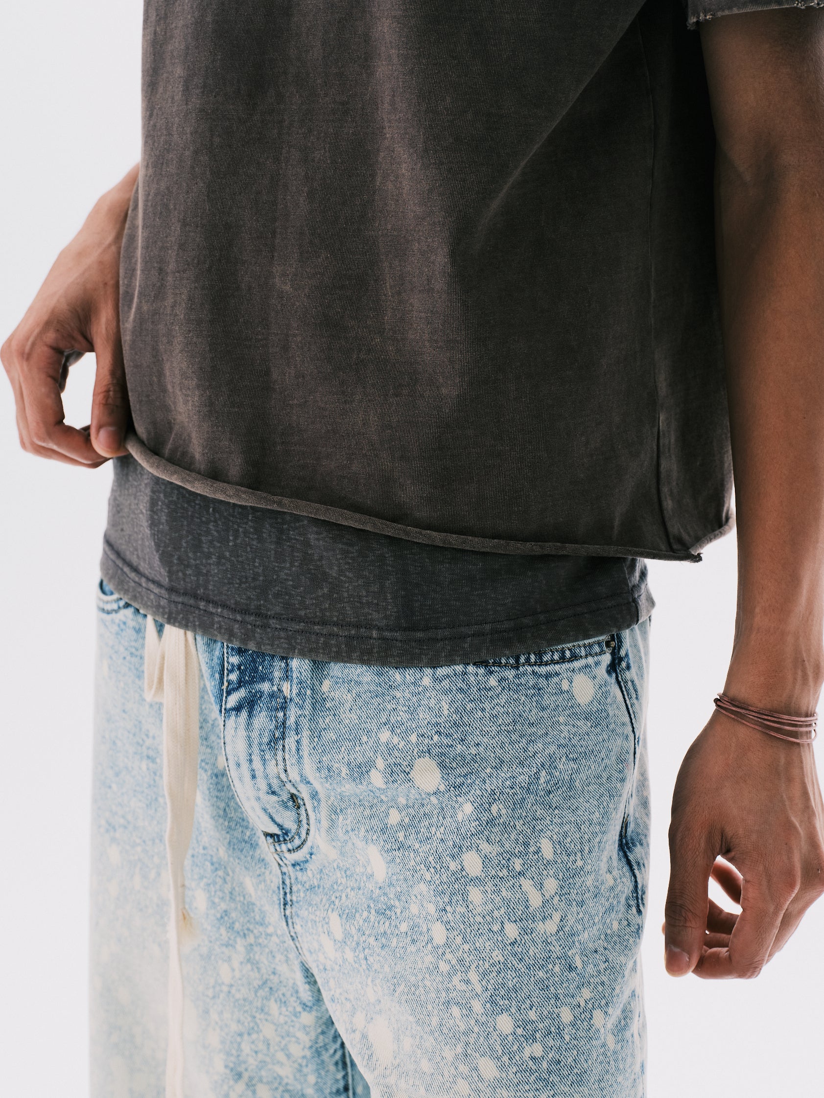 "A" BASIC T-SHIRT BROWN