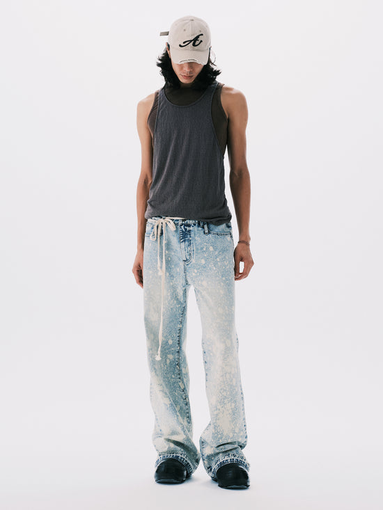 DOUBLE LAYERS TANK TOP GREY