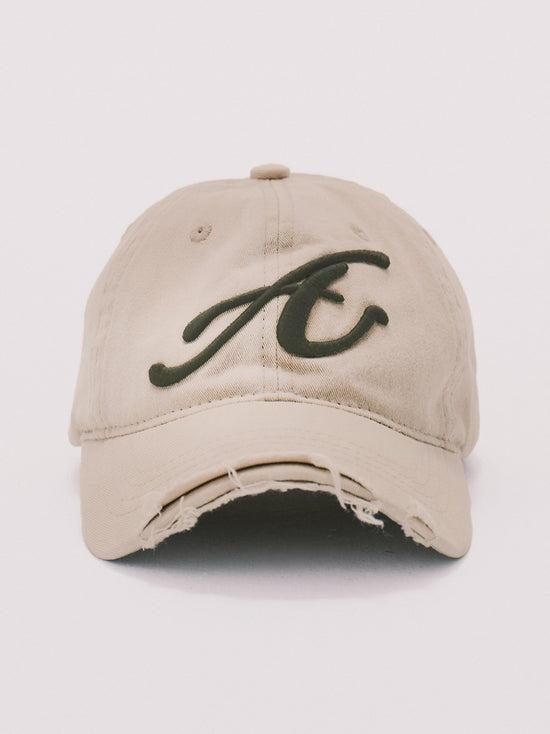 RAW EDGE BASEBALL CAP BROWN