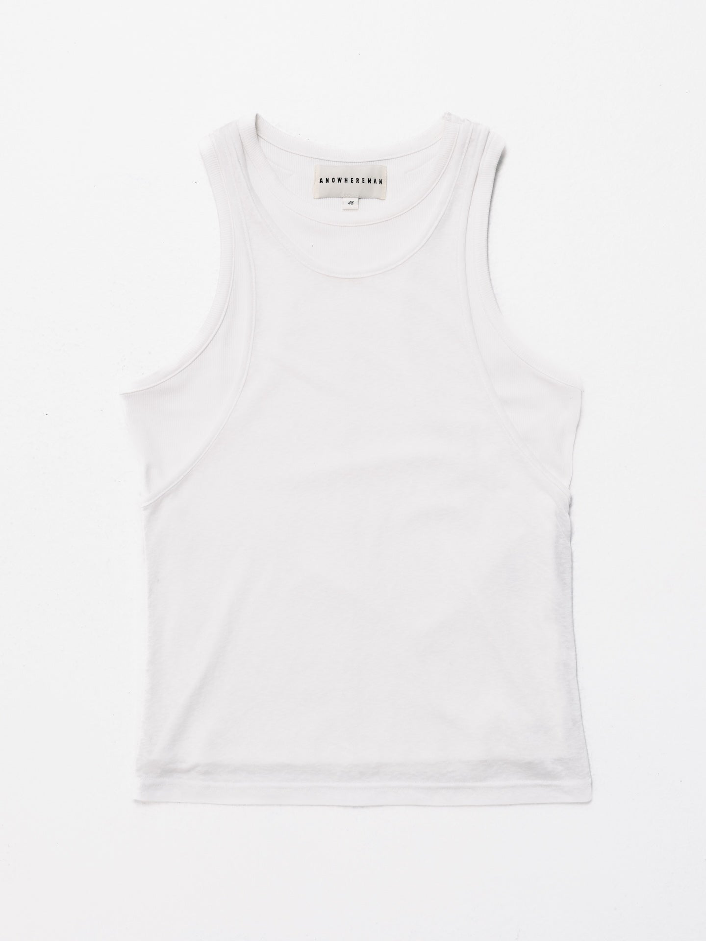 DOUBLE LAYERS TANK TOP WHITE
