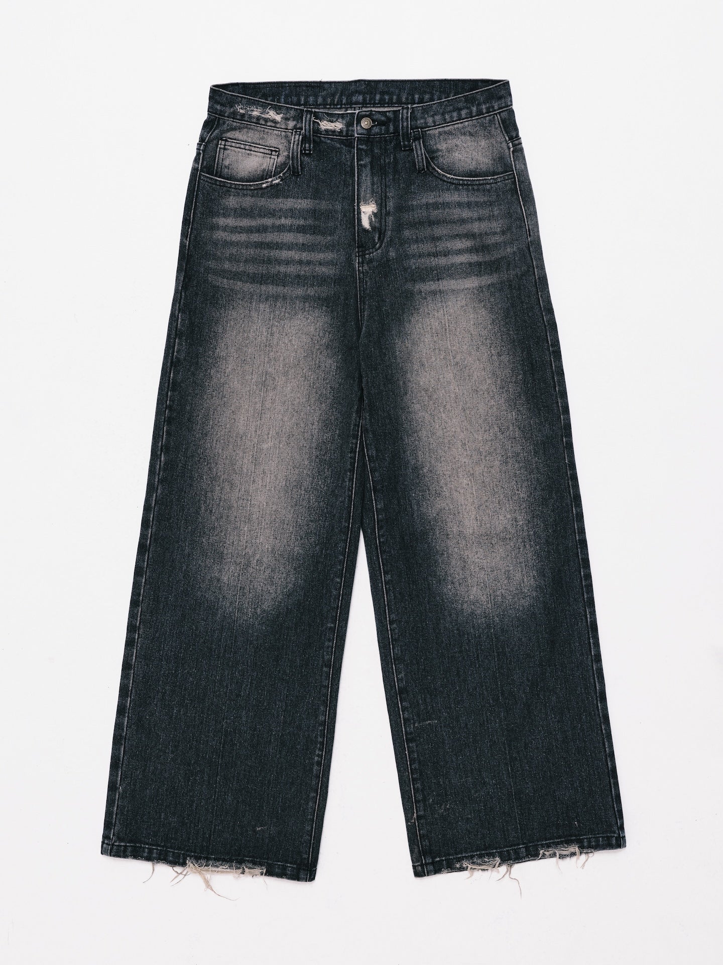 BAGGY DENIM JEANS BLACK