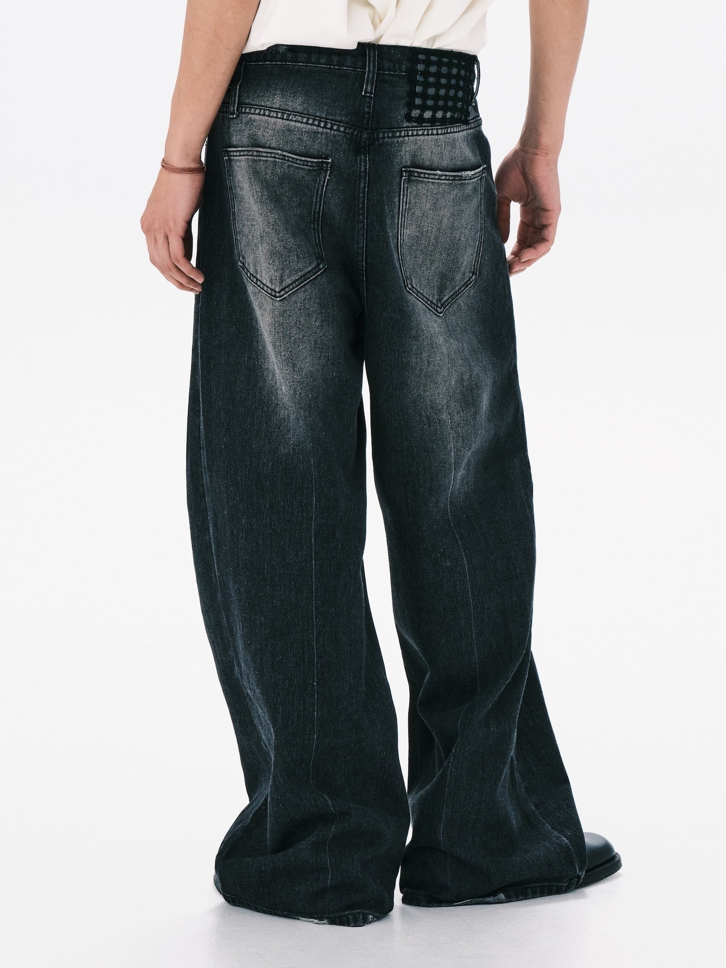 BAGGY DENIM JEANS BLACK