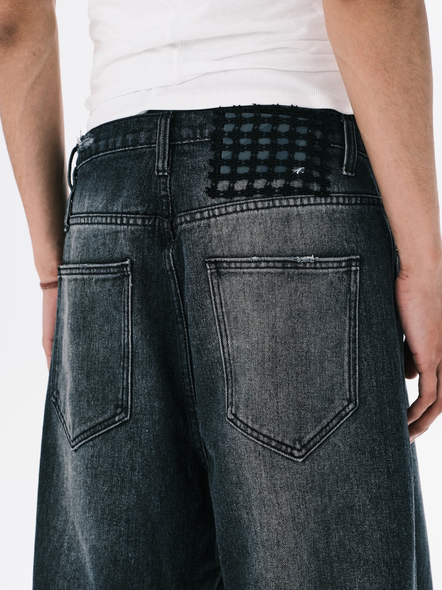 BAGGY DENIM JEANS BLACK