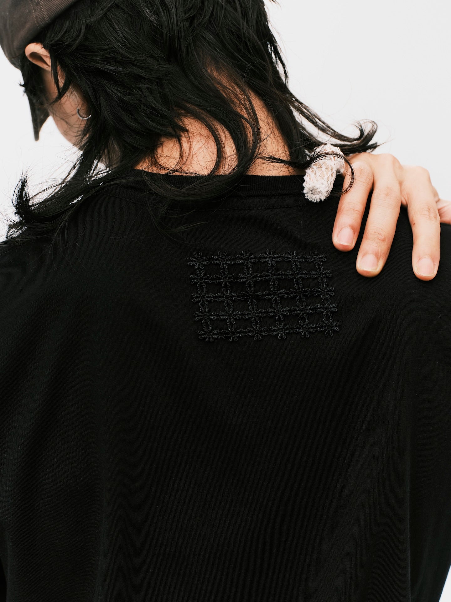 "A" OVERSIZE T-SHIRT BLACK