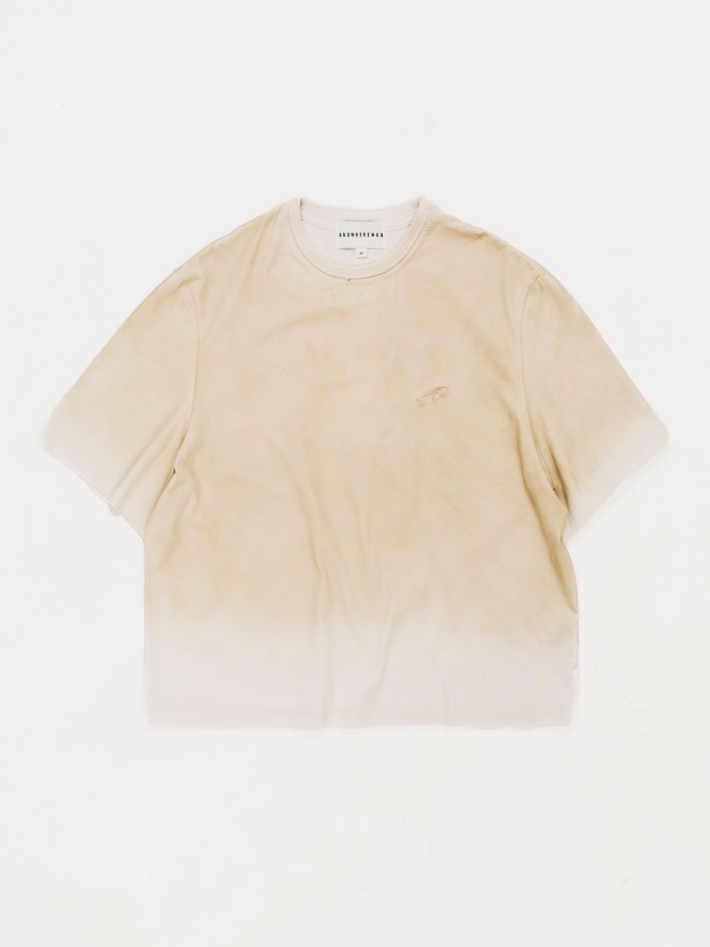 DIRTY WASHED CROPPED TEE DUST