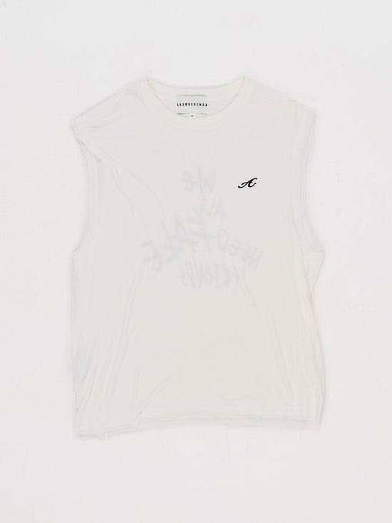 PRINT LAYERS TANK TOP WHITE