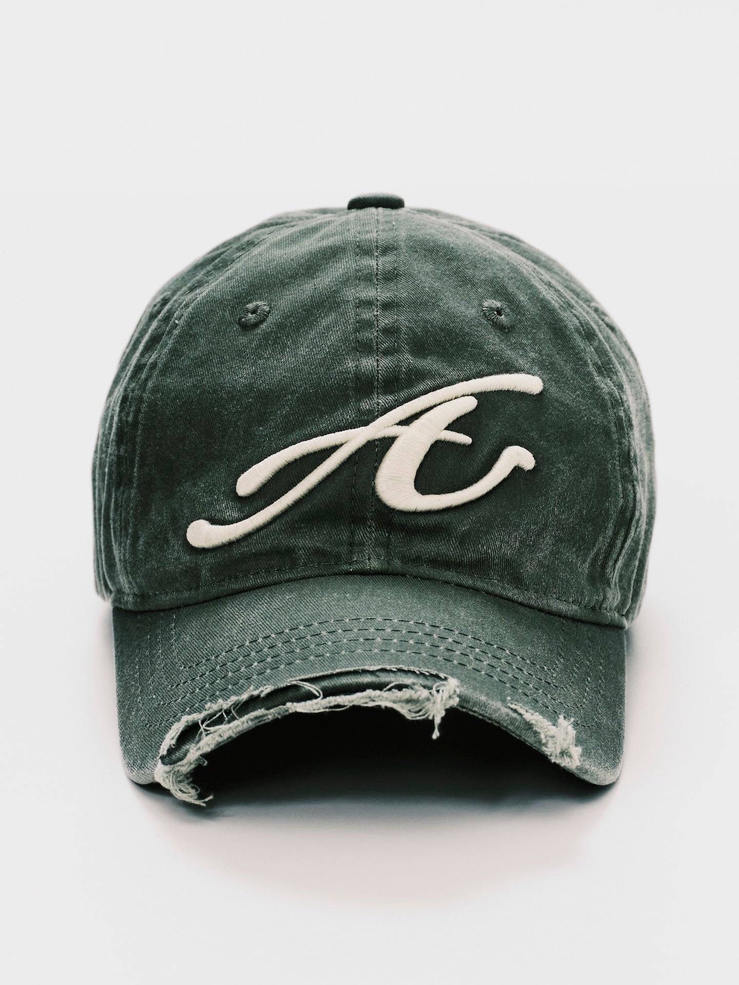 RAW EDGE BASEBALL CAP GREEN