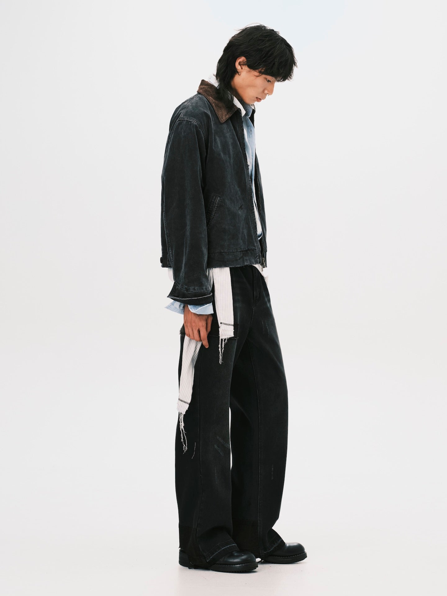 WASHED WORK JACKET BLACK