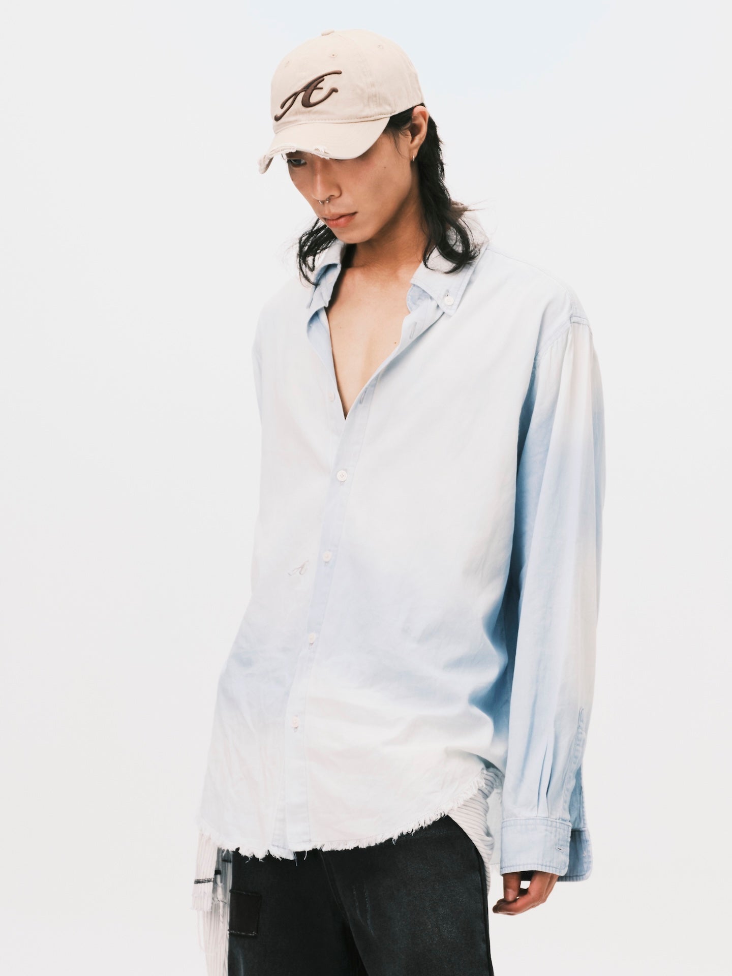 WASHED DENIM SHIRT BLUE