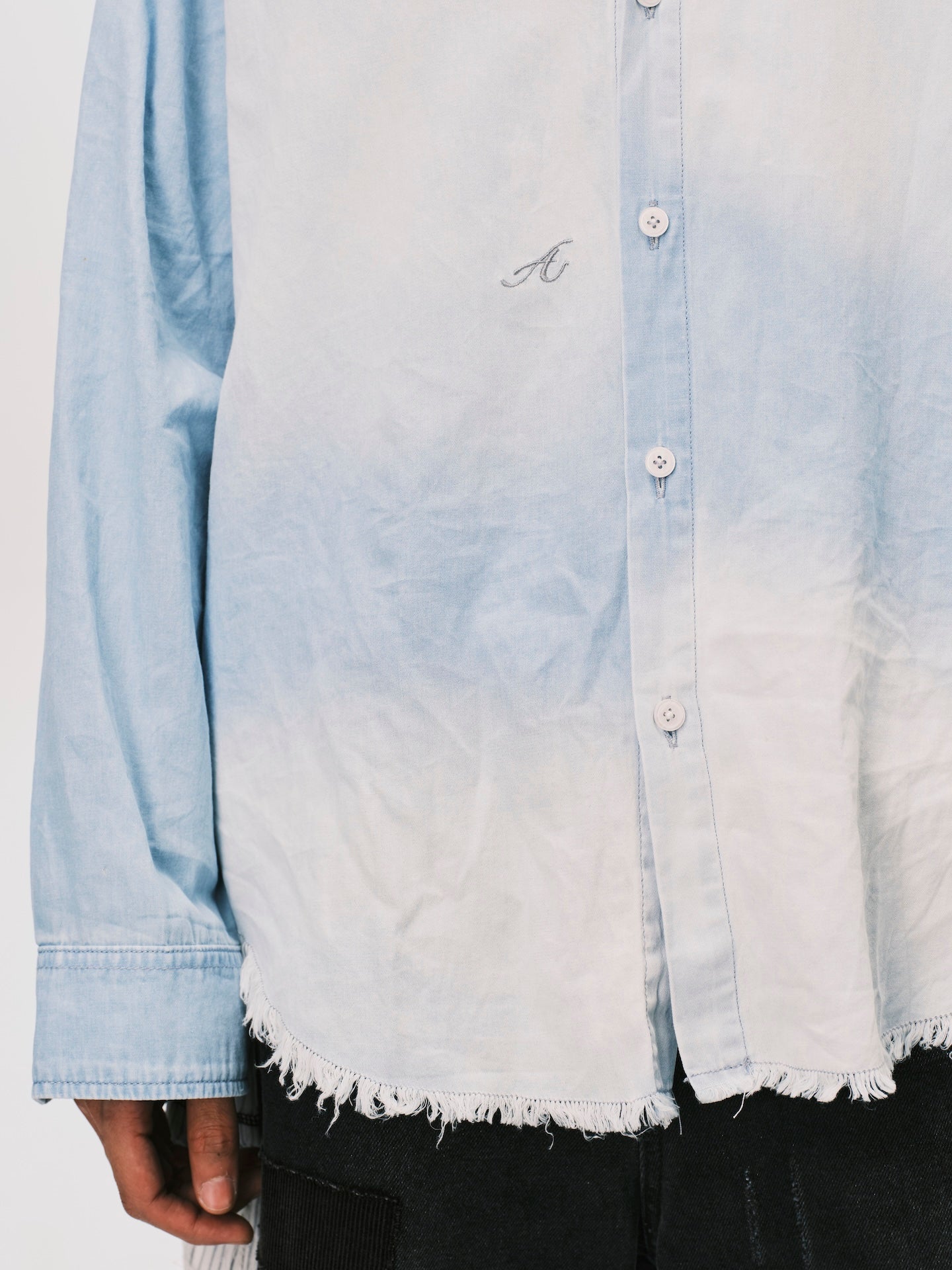 WASHED DENIM SHIRT BLUE