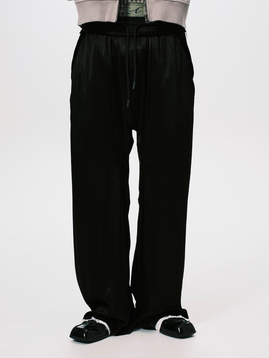 STRIPE LOUNGE PANTS BLACK
