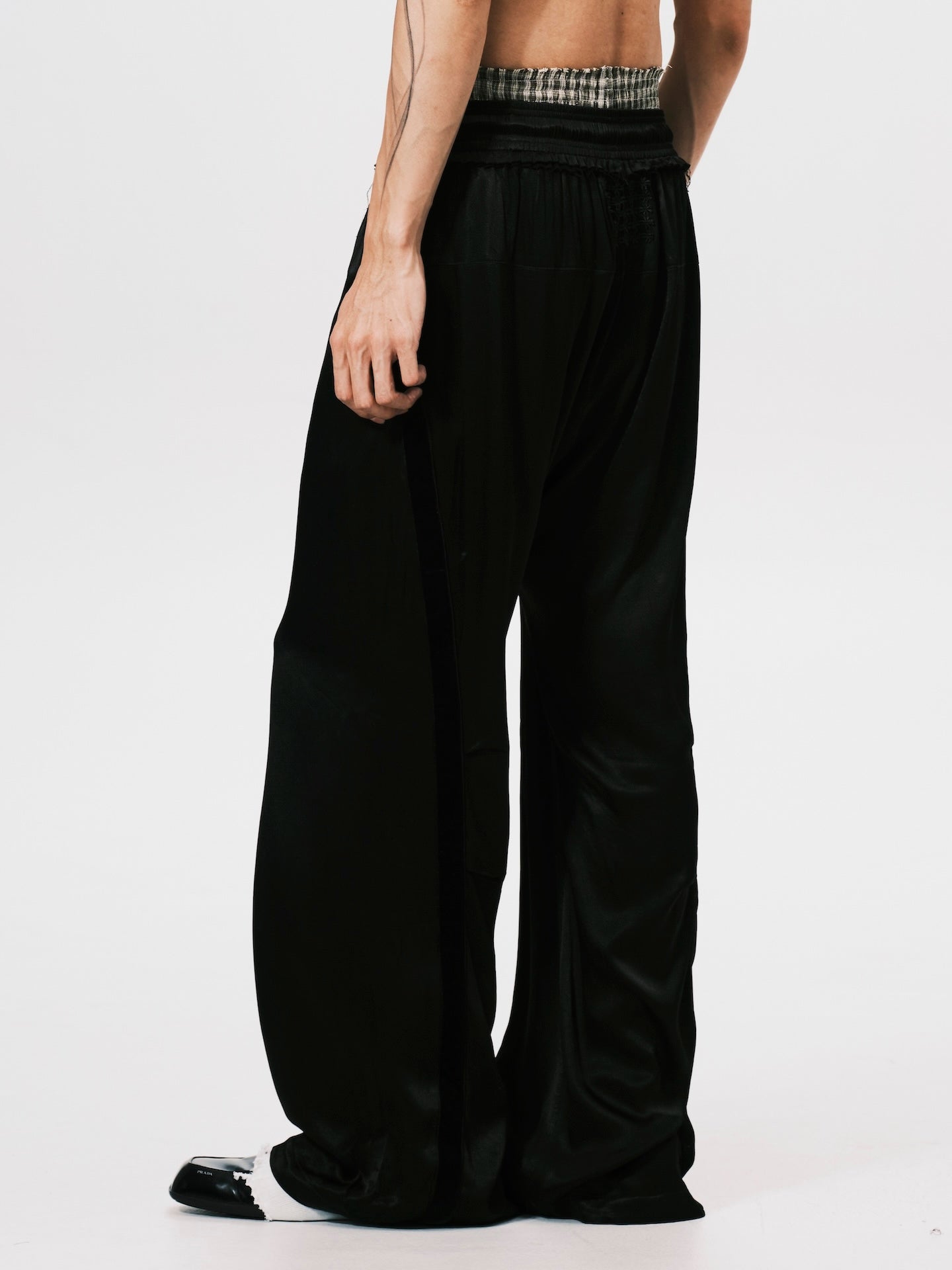 STRIPE LOUNGE PANTS BLACK