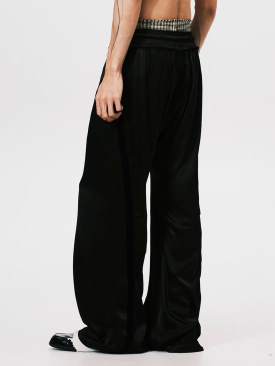STRIPE LOUNGE PANTS BLACK