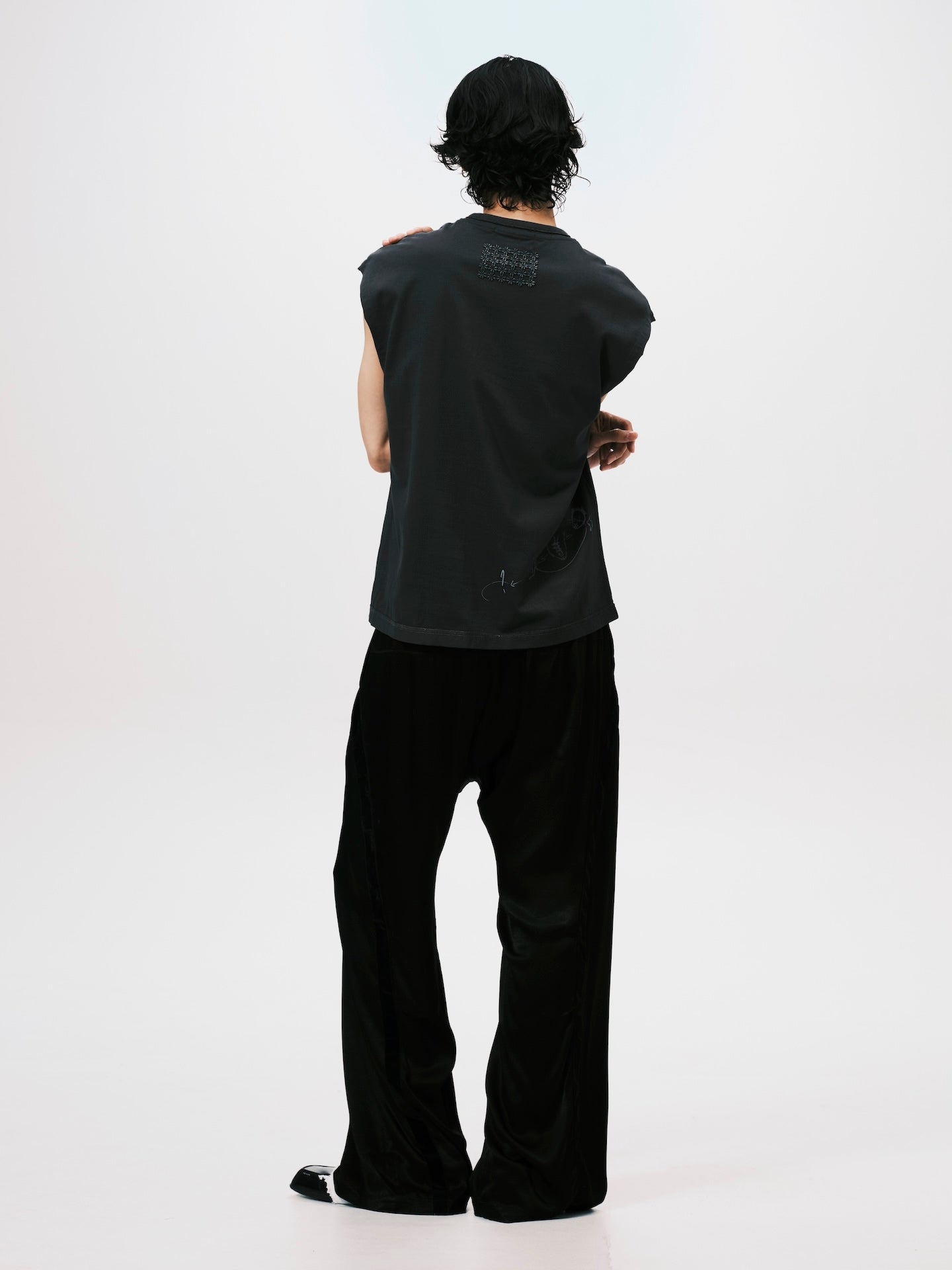 STRIPE LOUNGE PANTS BLACK
