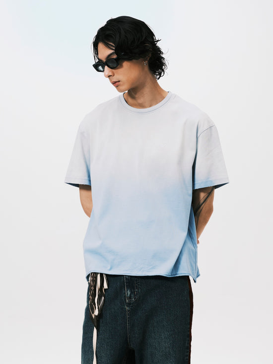 "A" BASIC T-SHIRT BLUE