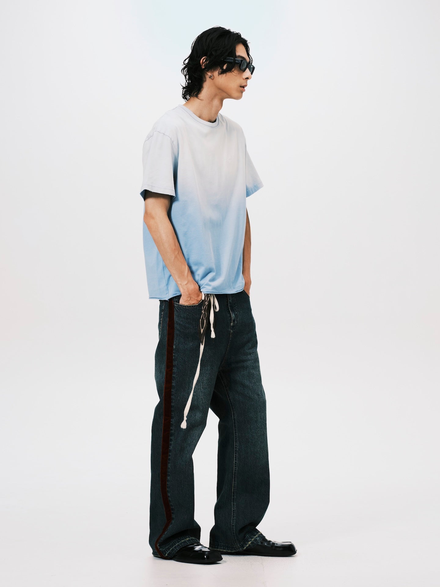 "A" BASIC T-SHIRT BLUE