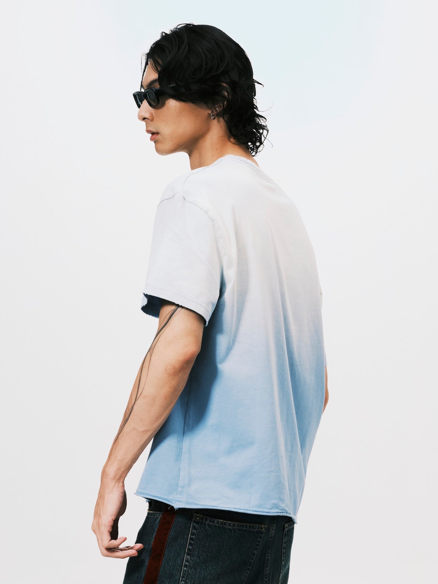 "A" BASIC T-SHIRT BLUE