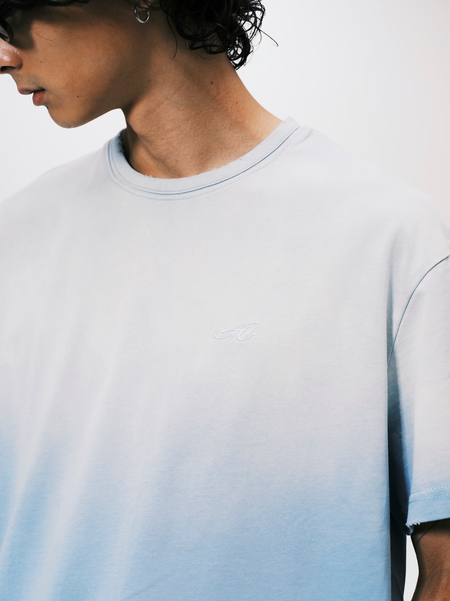 "A" BASIC T-SHIRT BLUE