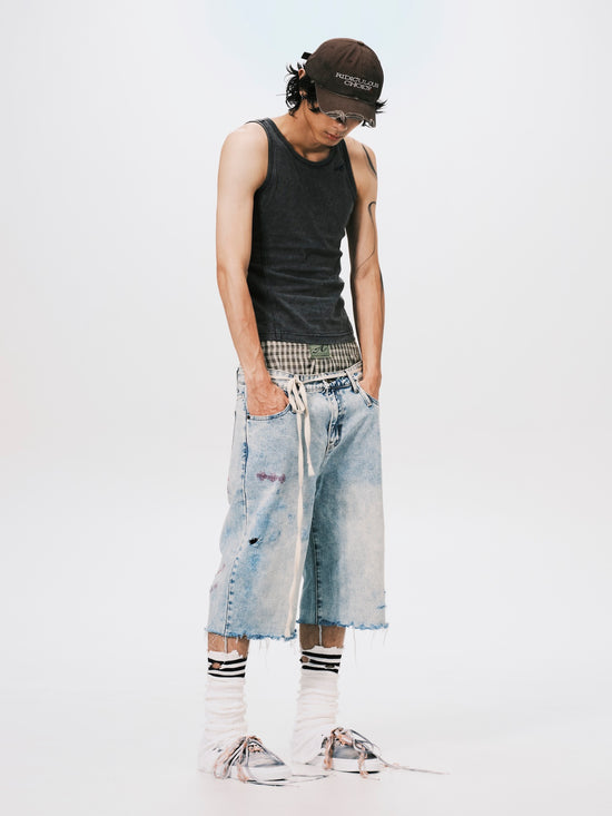 WASHED TANK TOP GREY