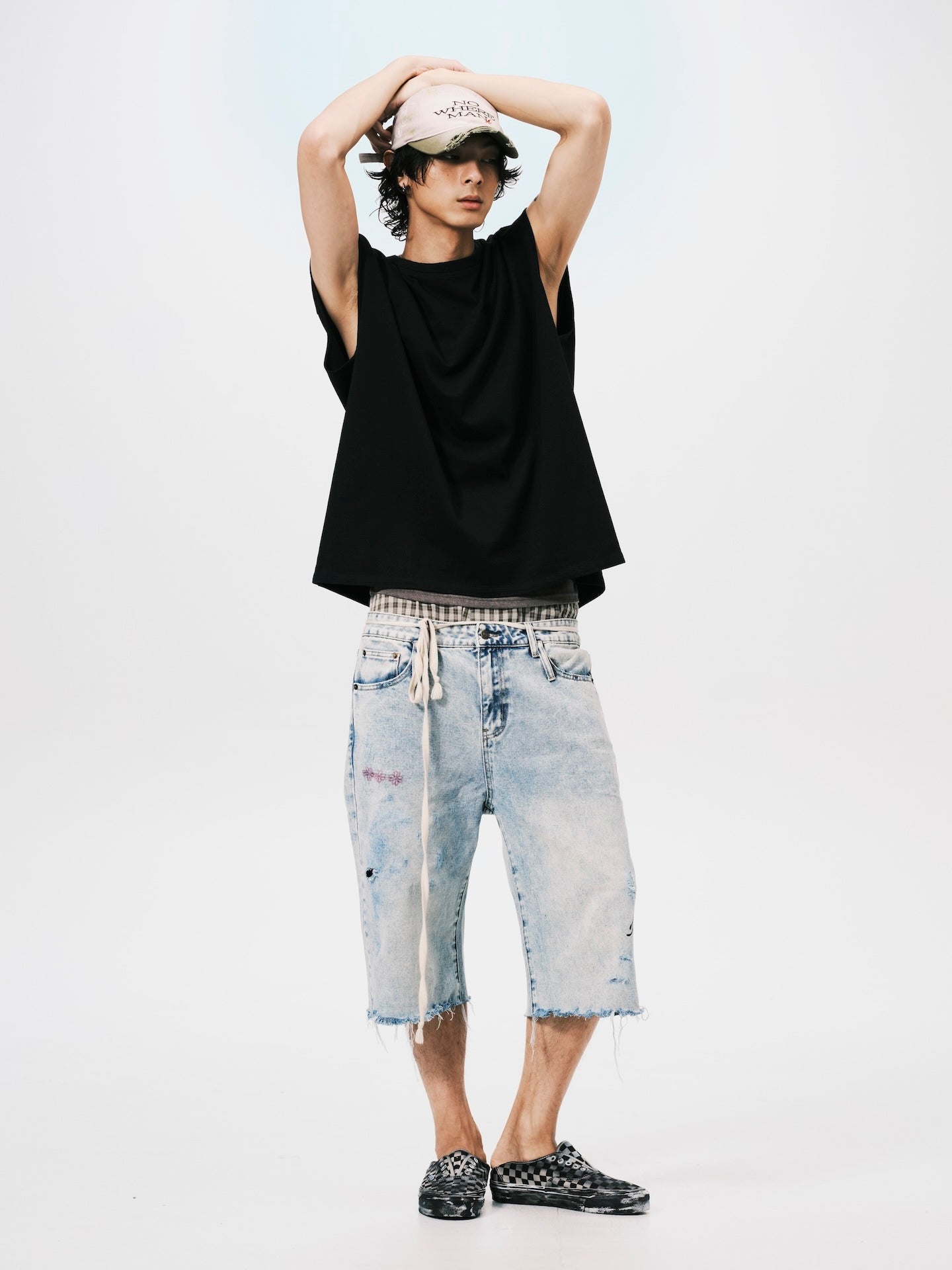 OVERSIZE MUSCLE TEE BLACK