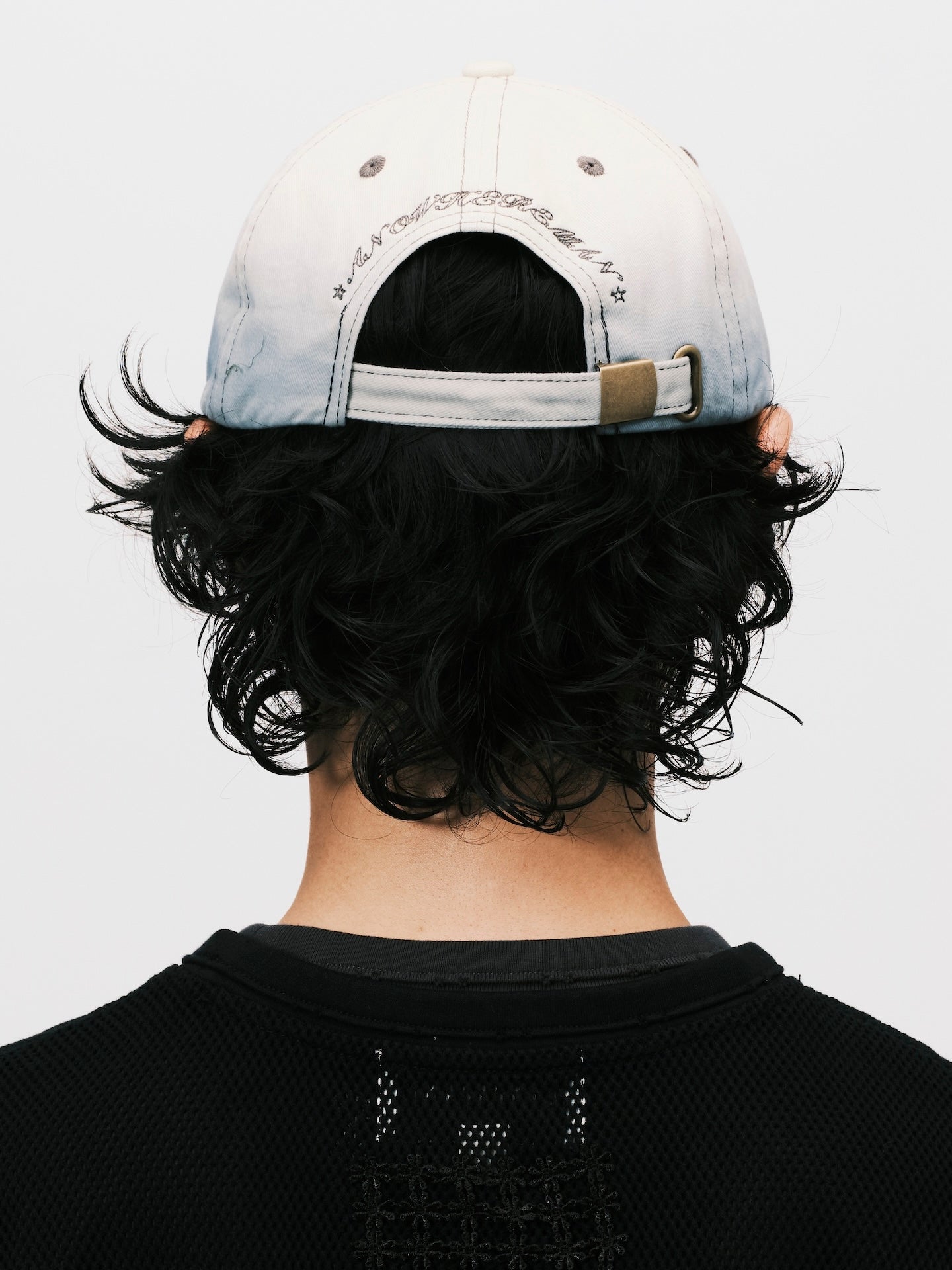 RAW EDGE BASEBALL CAP WHITE BLUE