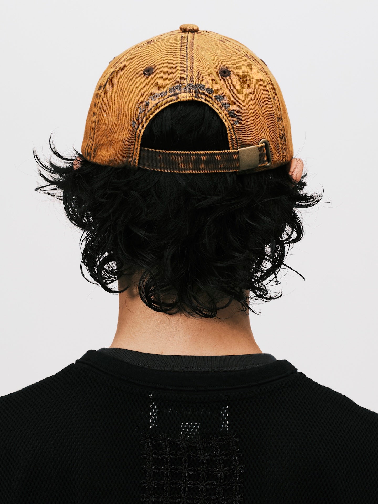 RAW EDGE BASEBALL CAP ORANGE