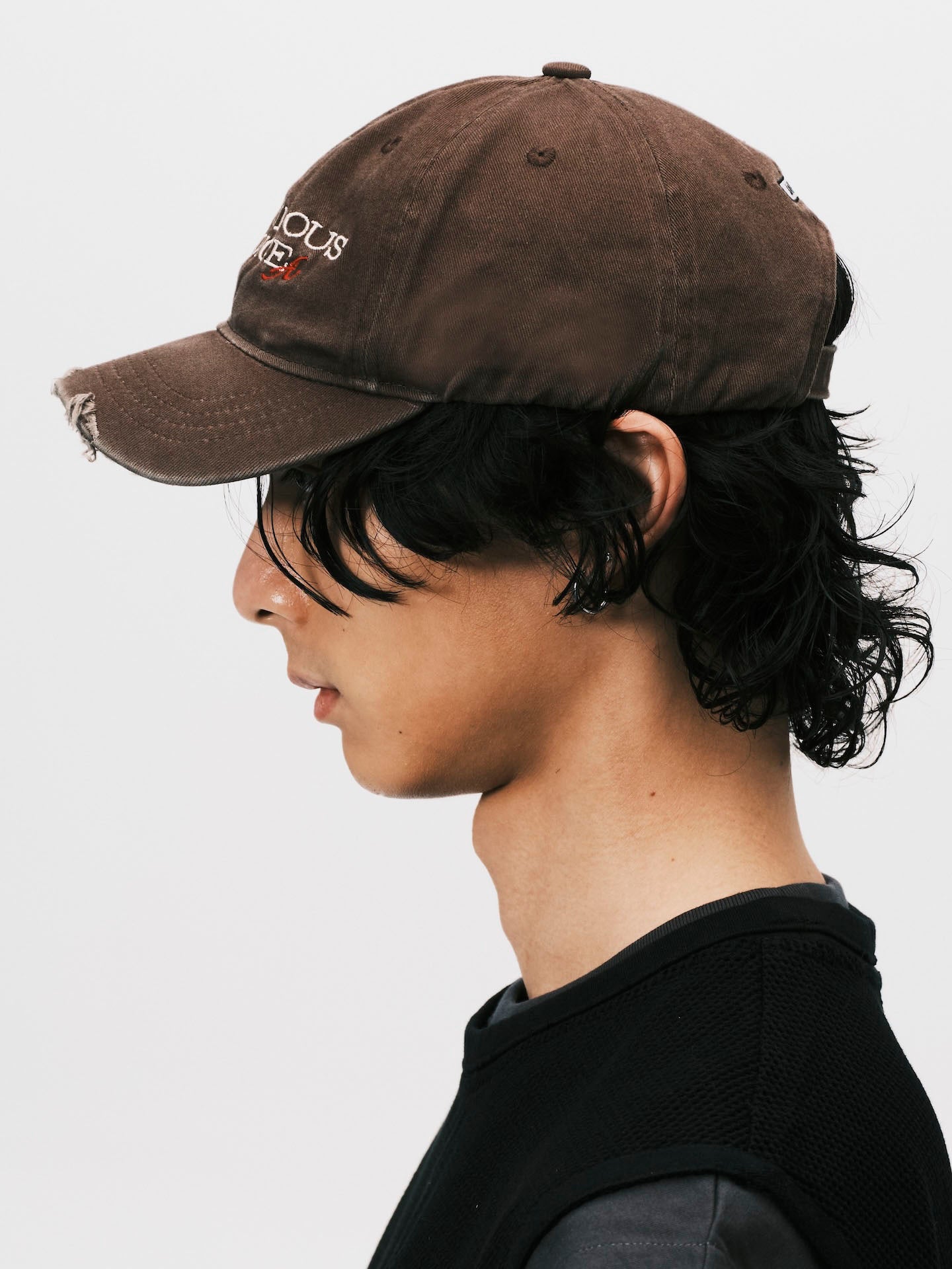 RC RAW EDGE BASEBALL CAP BROWN