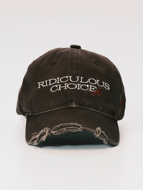 RC RAW EDGE BASEBALL CAP BROWN