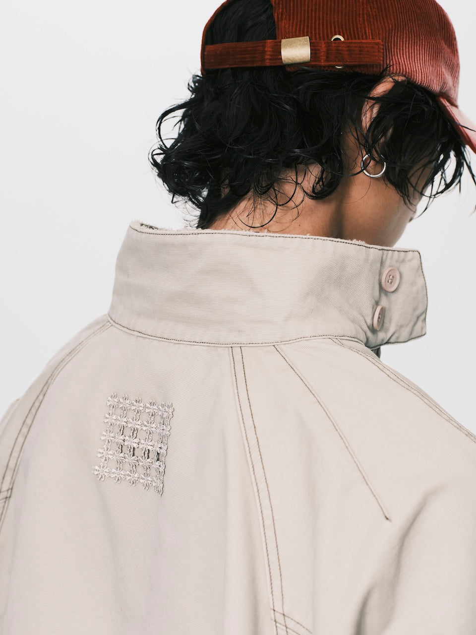 RAGLAN ZIP-UP JACKET BEIGE