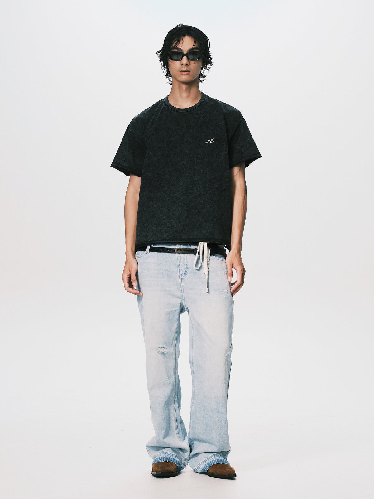 VINTAGE WASH OVERSIZED TEE BLACK（11/4-11/6出貨）