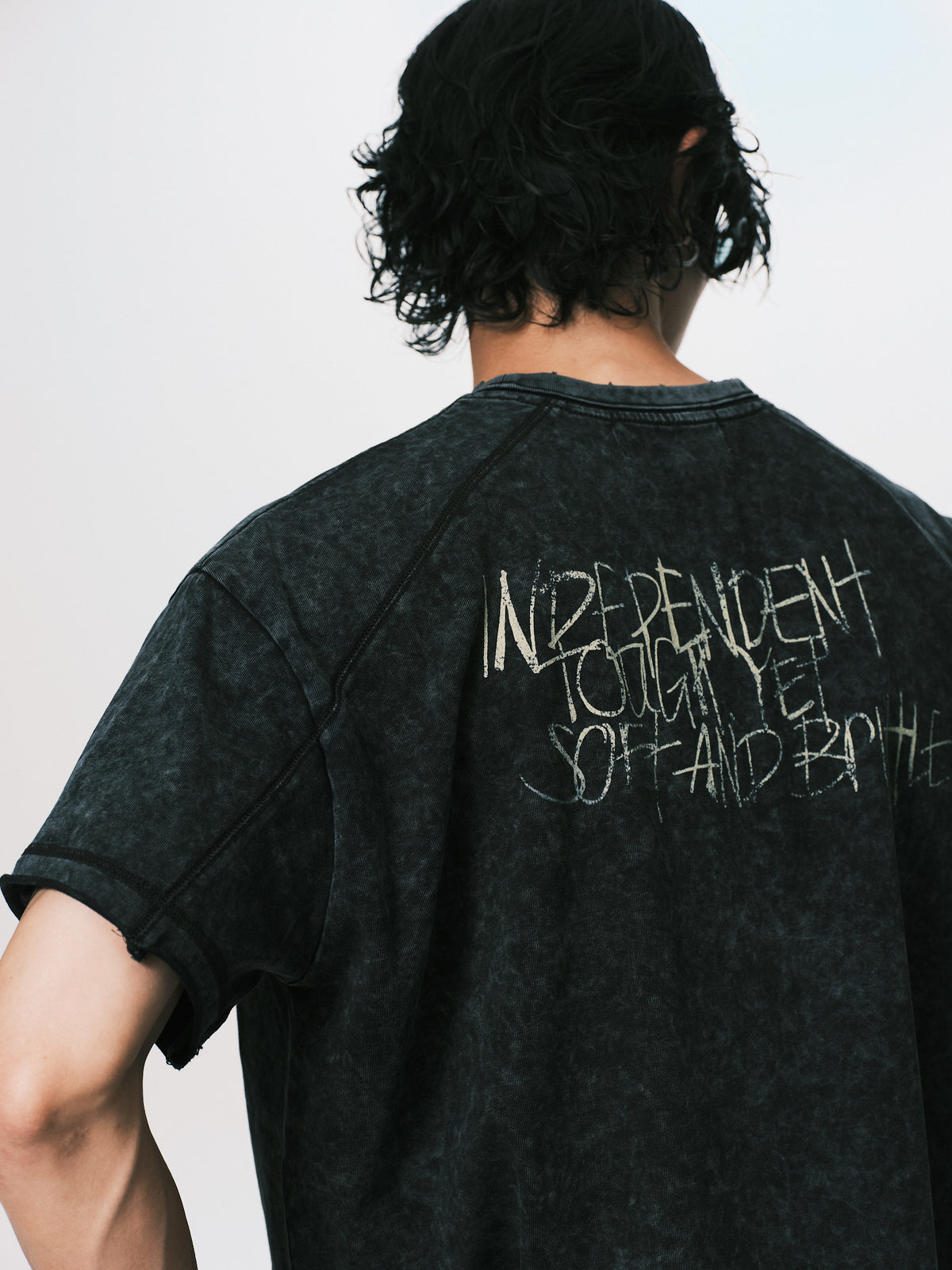 VINTAGE WASH OVERSIZED TEE BLACK（11/4-11/6出貨）