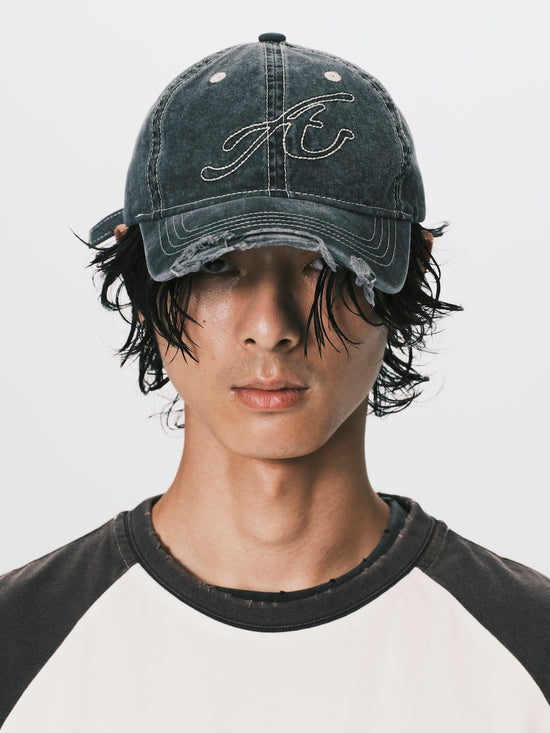 RAW EDGE CAP GREY（10/8-10/12出貨）