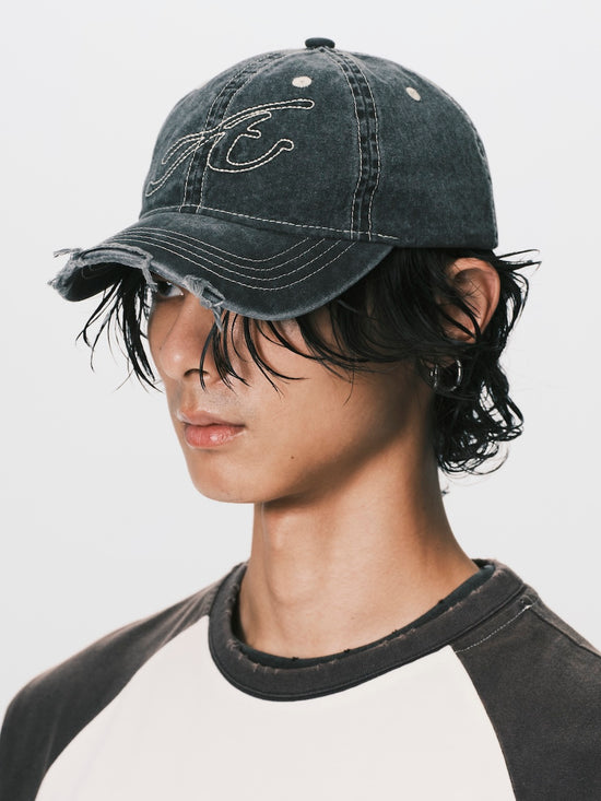 RAW EDGE CAP GREY（10/8-10/12出貨）