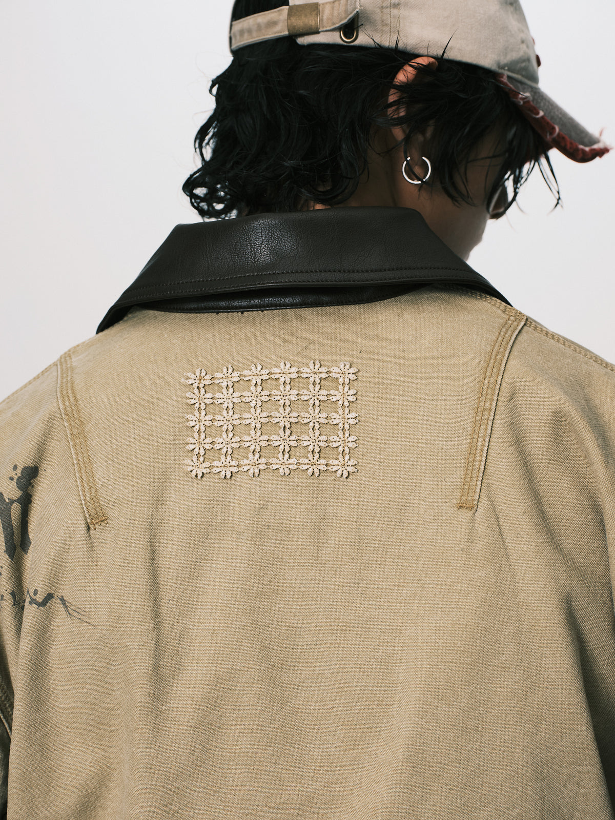 LEATHER COLLAR WORK JACKET DUST（11/4-11/6出貨）