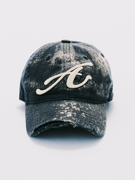 BLEACH RAW EDGE BASEBALL CAP BLACK