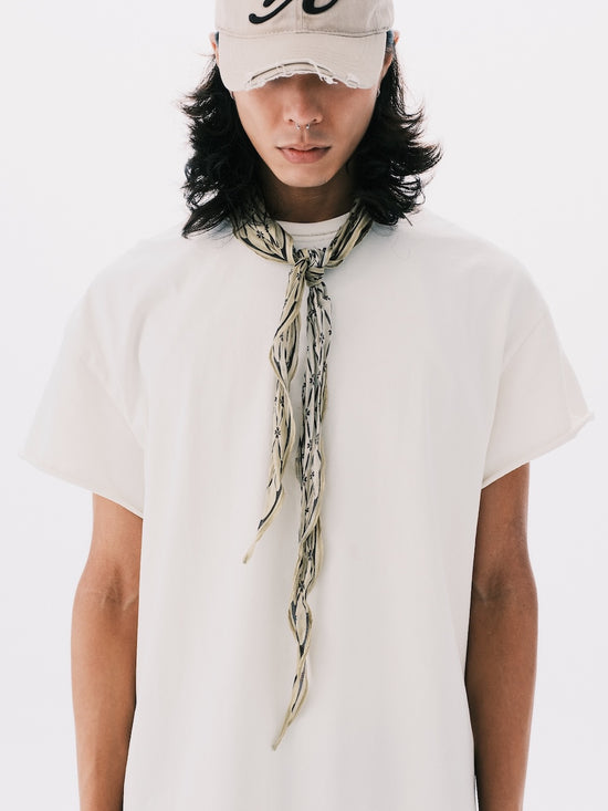 DIAMOND BANDANA SCARF YELLOW