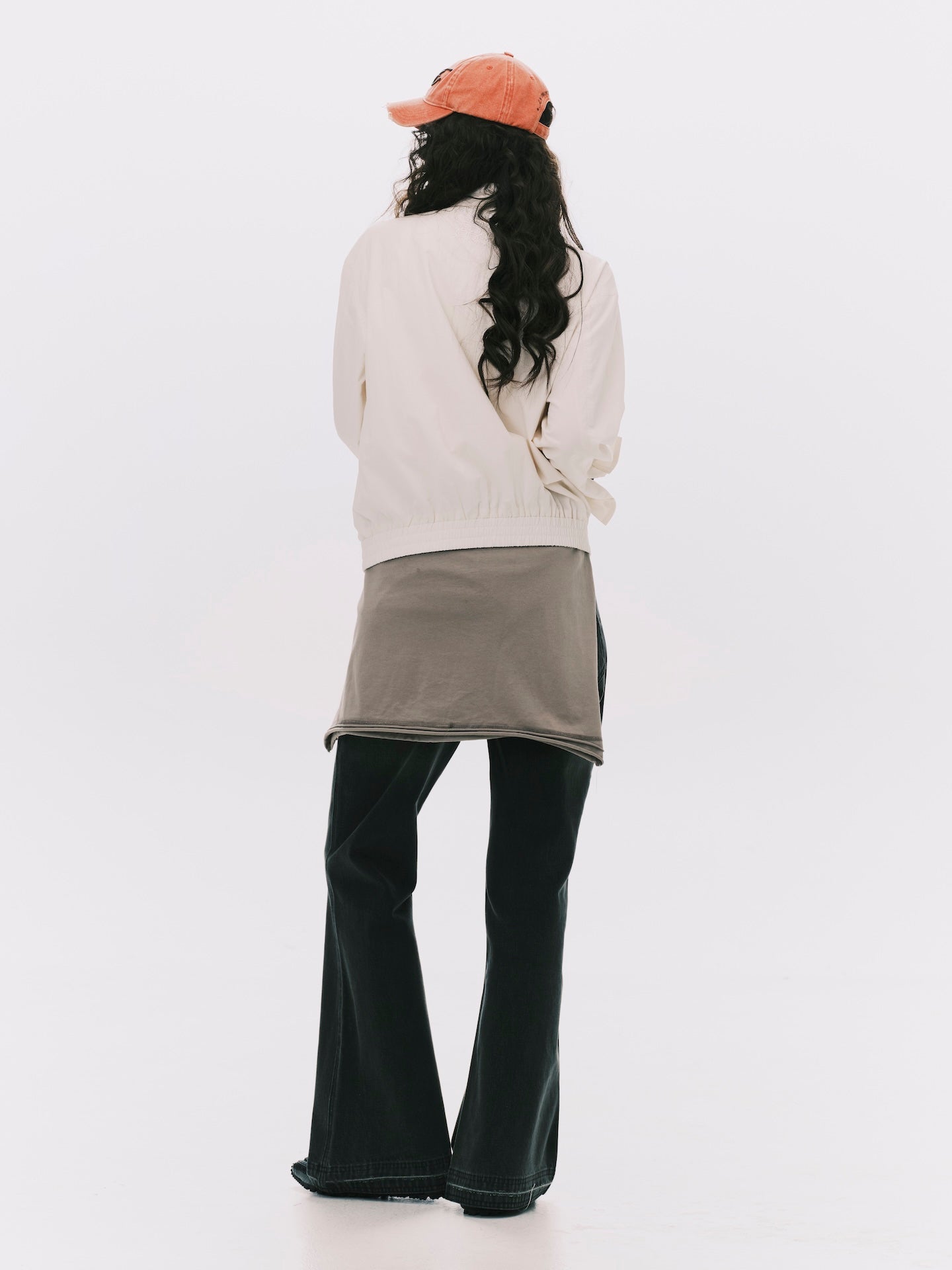 BOXY FRILLS JACKET WHITE (WOMEN)