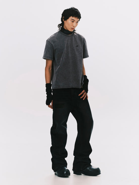 "A" BASIC T-SHIRT GREY