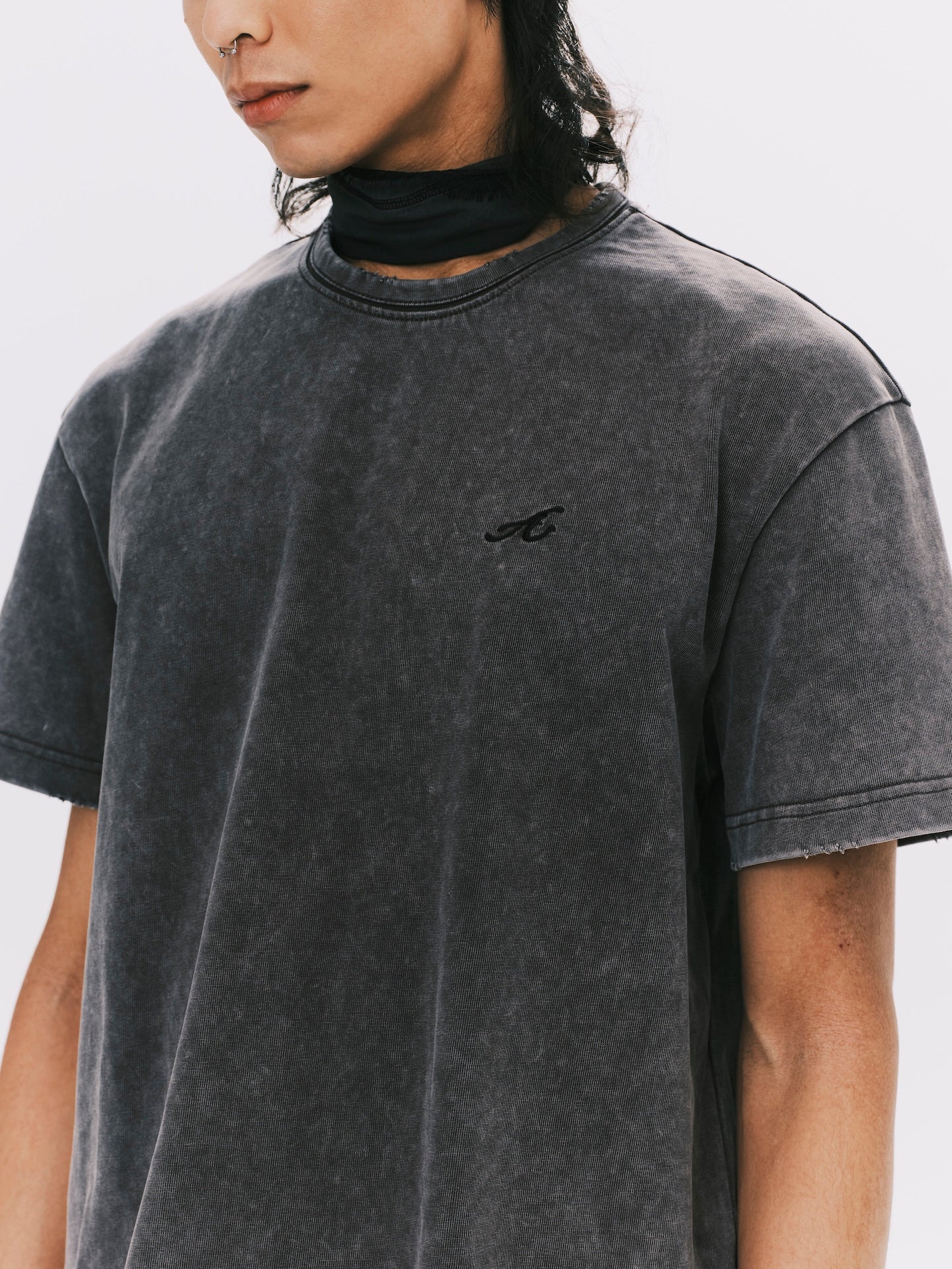"A" BASIC T-SHIRT GREY