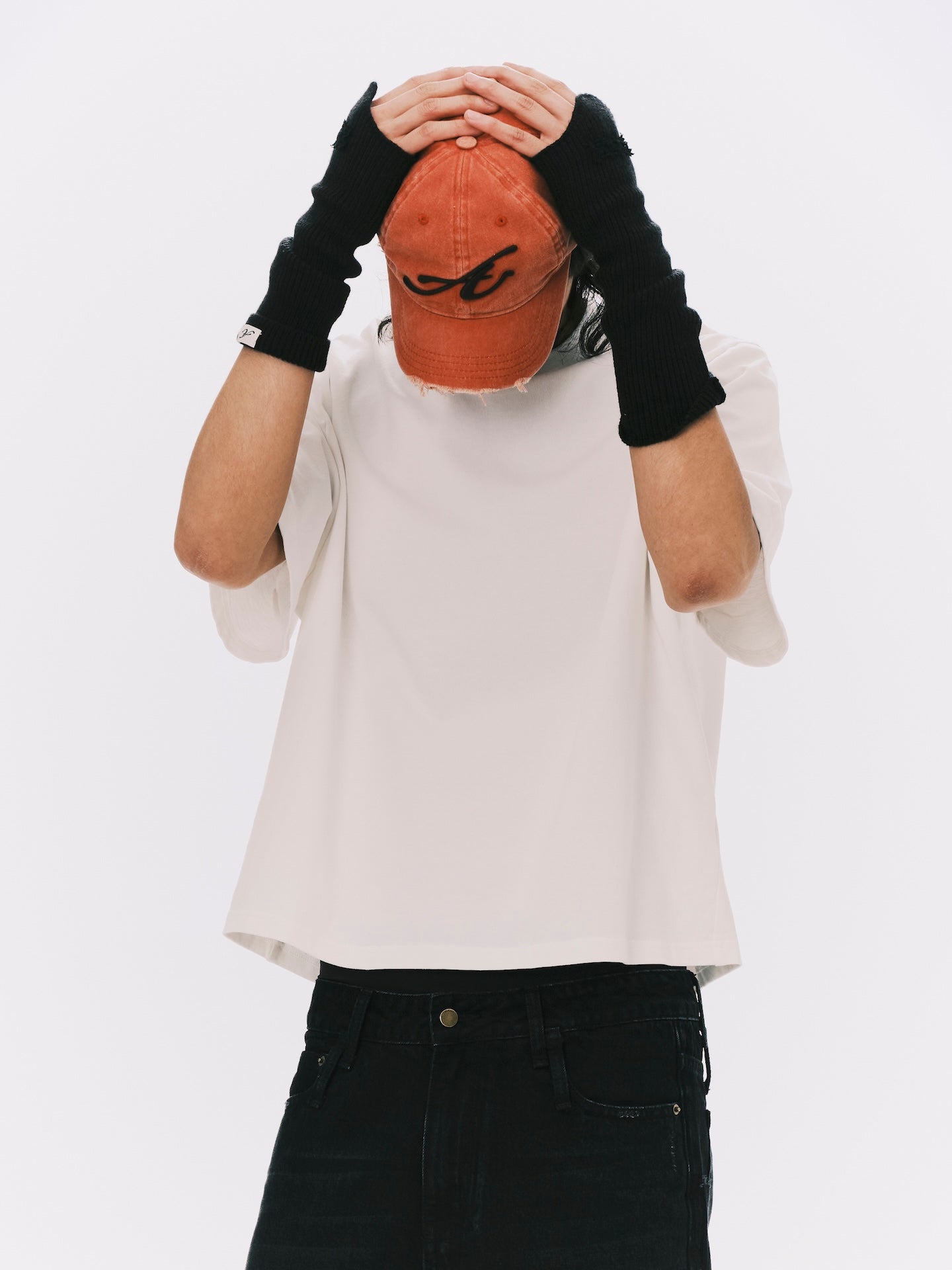 WASHED CROPPED T-SHIRT WHITE