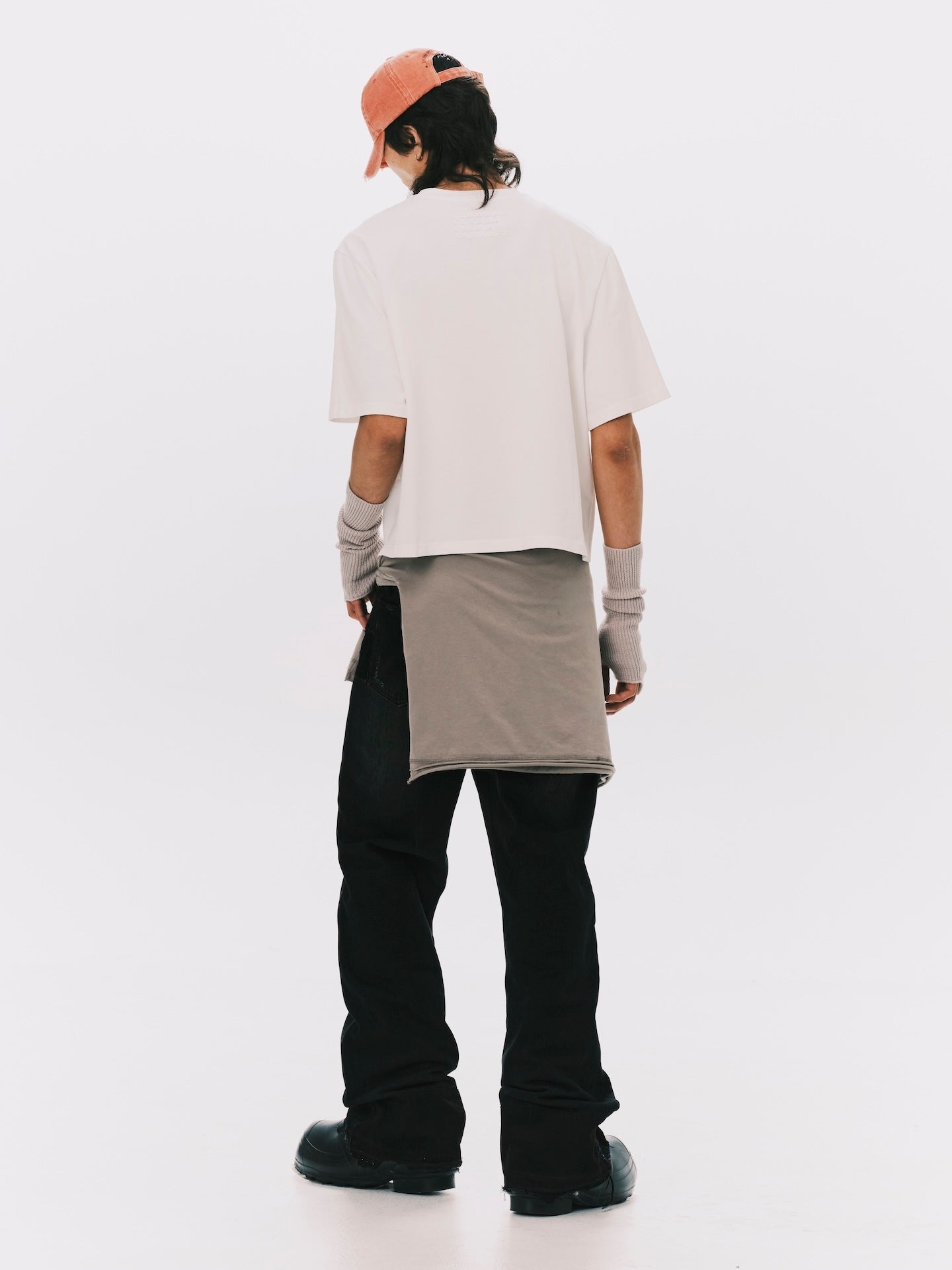 WASHED CROPPED T-SHIRT WHITE