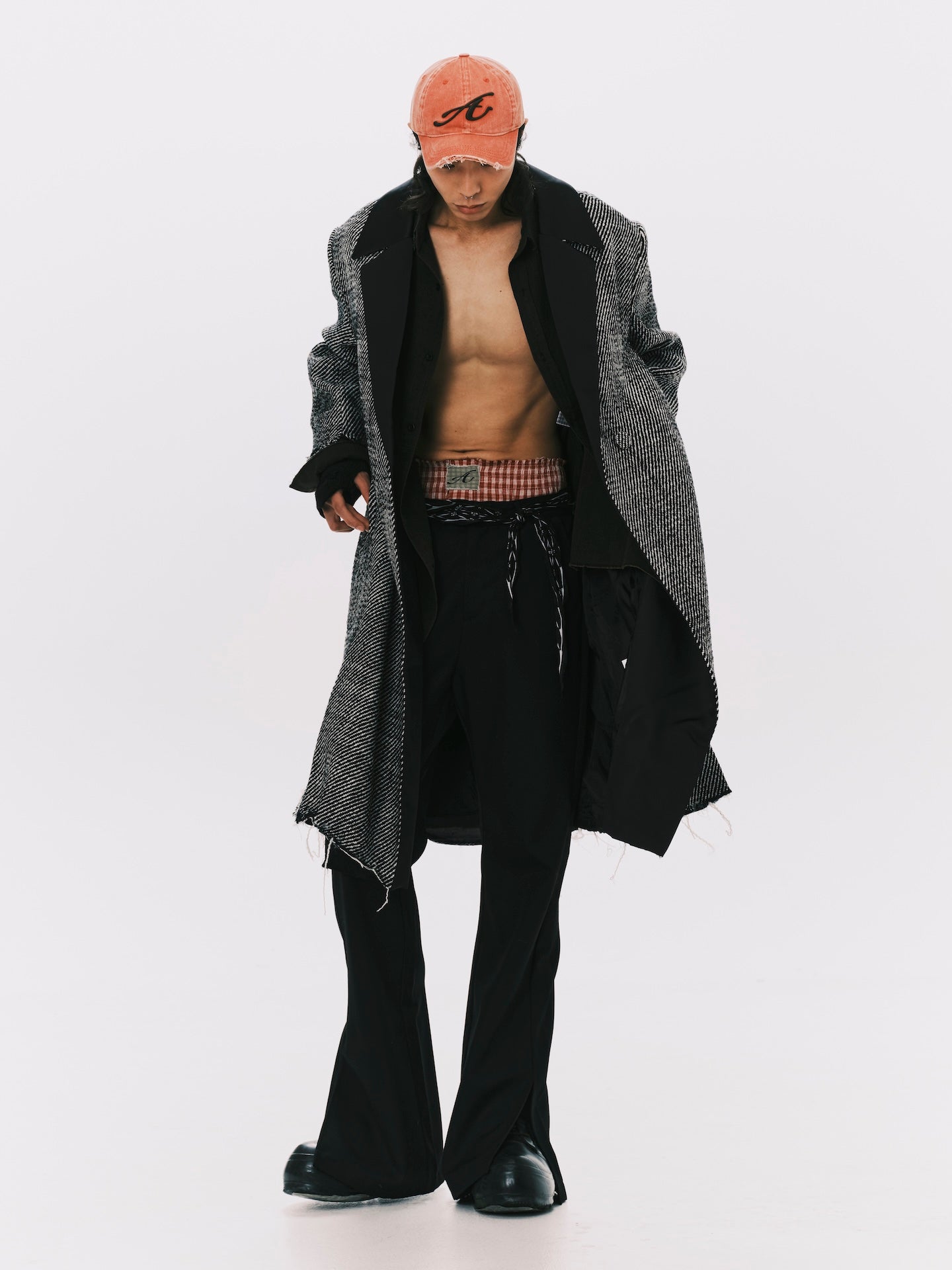 DESTROY LONG COAT GREY