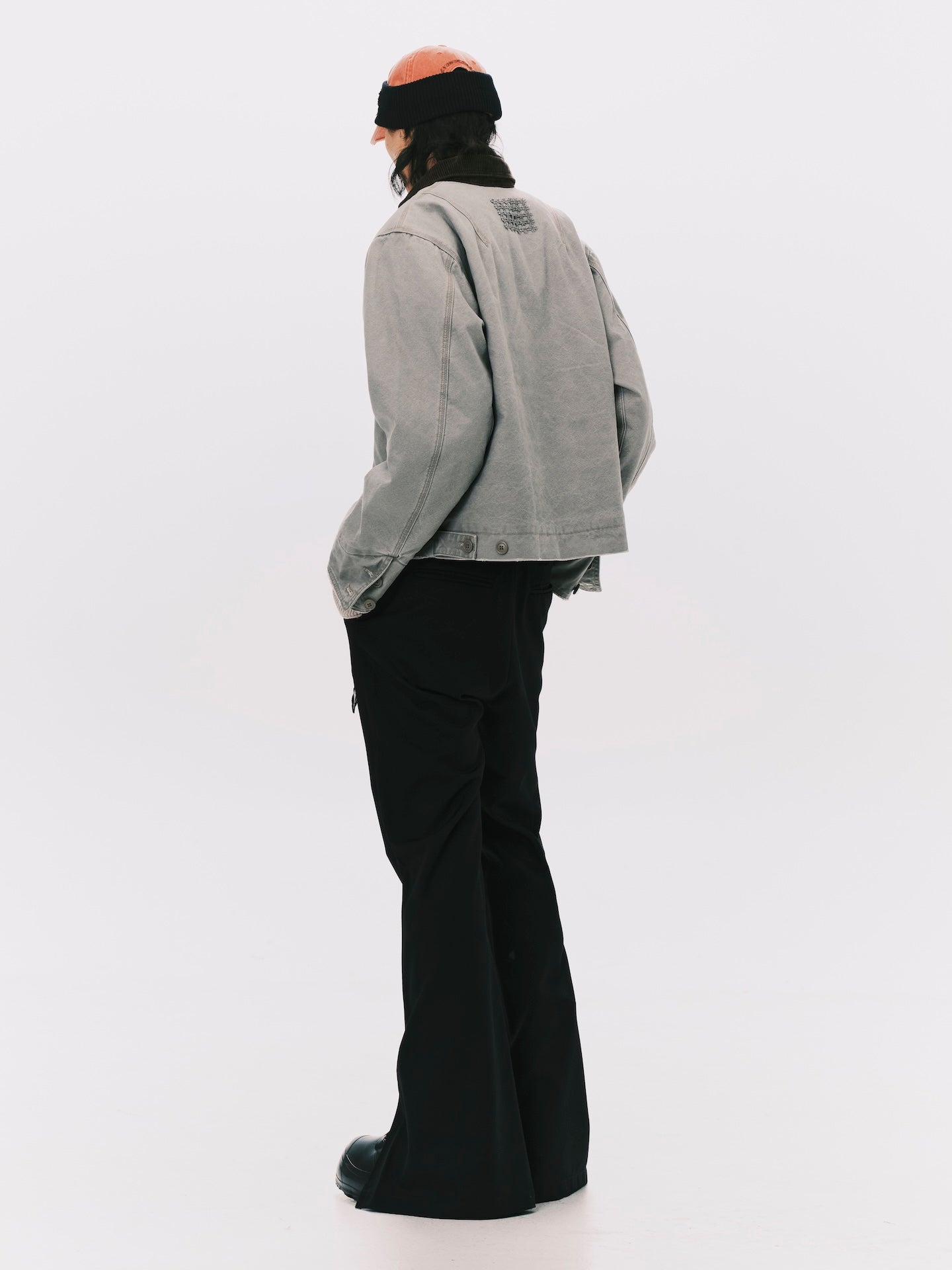 WASHED WORK JACKET GREY